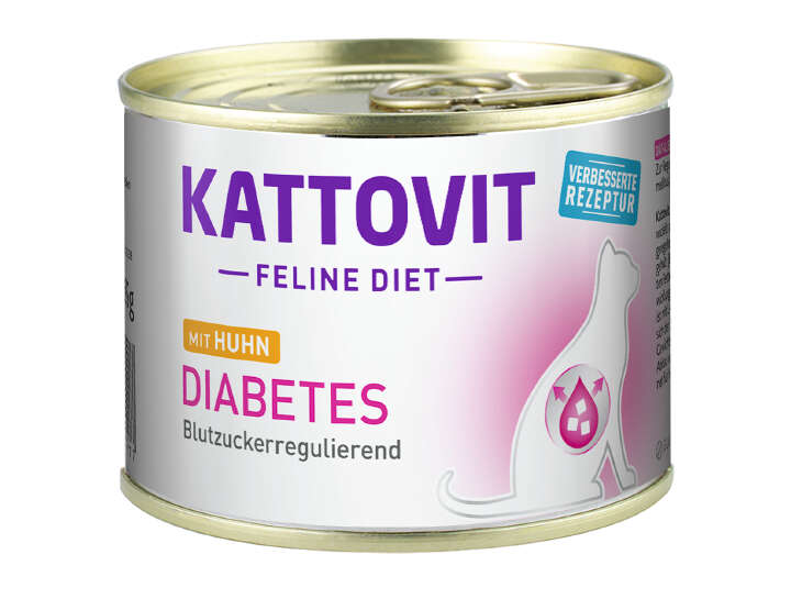KATTOVIT Katzen-Nassfutter Feline Diet Diabetes Huhn